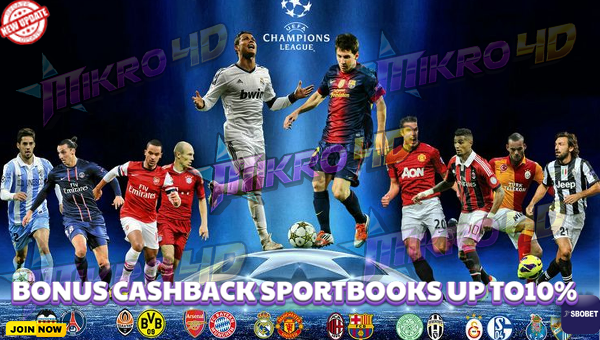 Rasakan Cashback sportbooks up 100%
